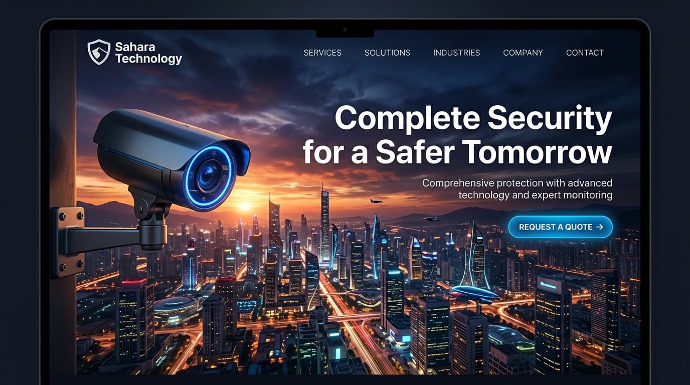 Sahara Technology — Digital Experience for an ICT & Security Company